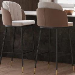 KARE Barstuhl Hojas Beige Best