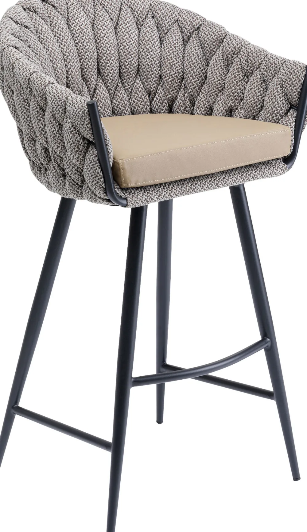 KARE Barstuhl Knot Tweed Best