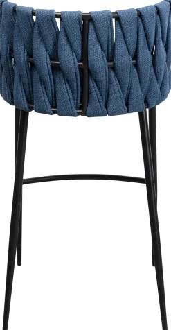 KARE Barstuhl Saluti Blau 77cm Online