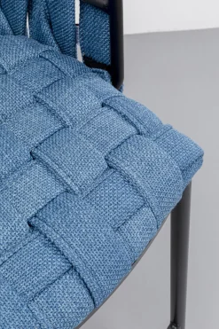 KARE Barstuhl Saluti Blau 77cm Online