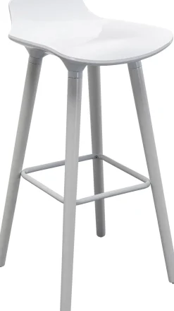 KARE Barstuhl York Weiß 75cm Discount