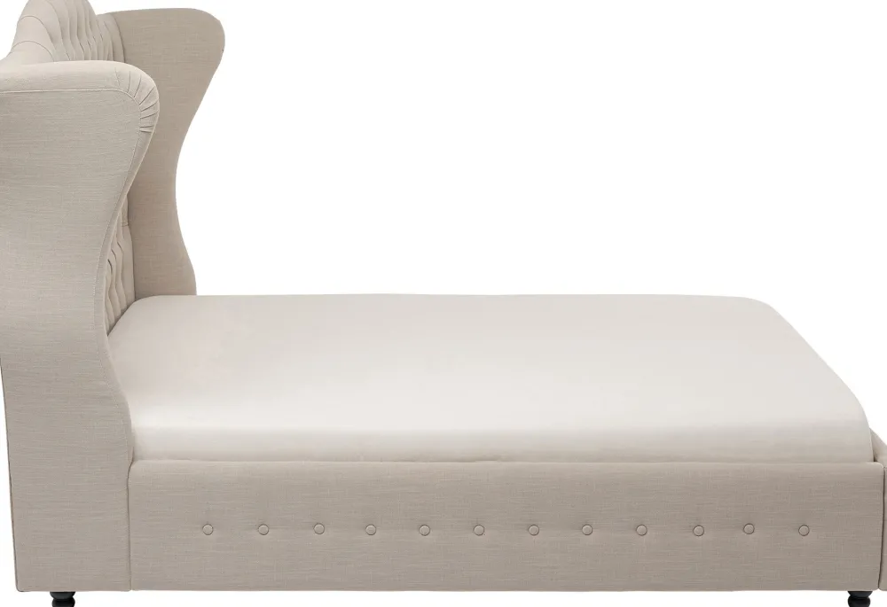 KARE Bett City Spirit Linen Natural 180x200cm Discount