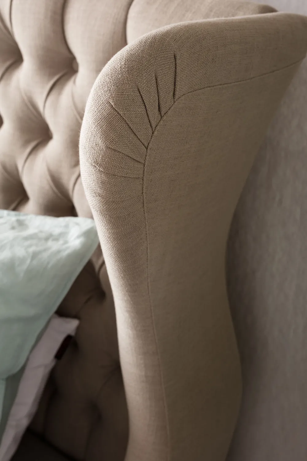 KARE Bett City Spirit Linen Natural 180x200cm Discount