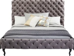 KARE Bett Desire Hoch Silbergrau 180x200 cm Online
