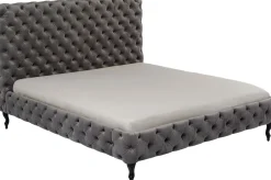 KARE Bett Desire Hoch Silbergrau 180x200 cm Online