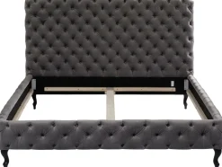 KARE Bett Desire Hoch Silbergrau 160x200 cm New