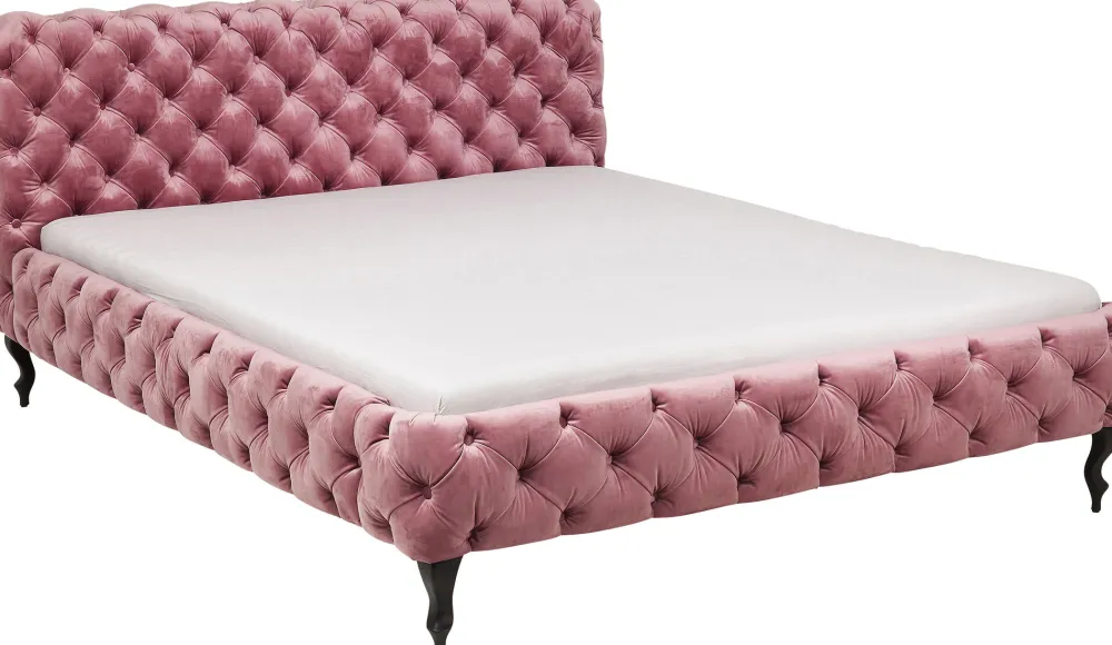 KARE Bett Desire Velvet Rose 180x200cm Online
