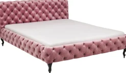 KARE Bett Desire Velvet Rose 160x200cm Hot