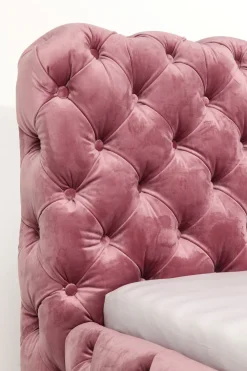 KARE Bett Desire Velvet Rose 160x200cm Hot