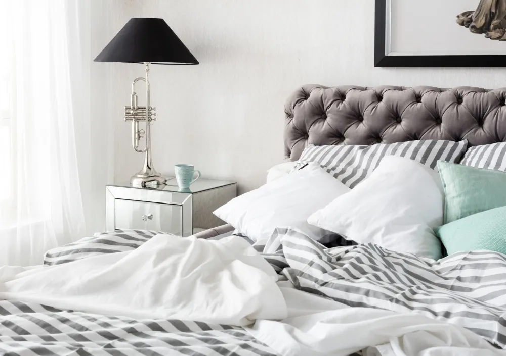 KARE Bett Desire Velvet Silbergrau 160x200 cm Sale