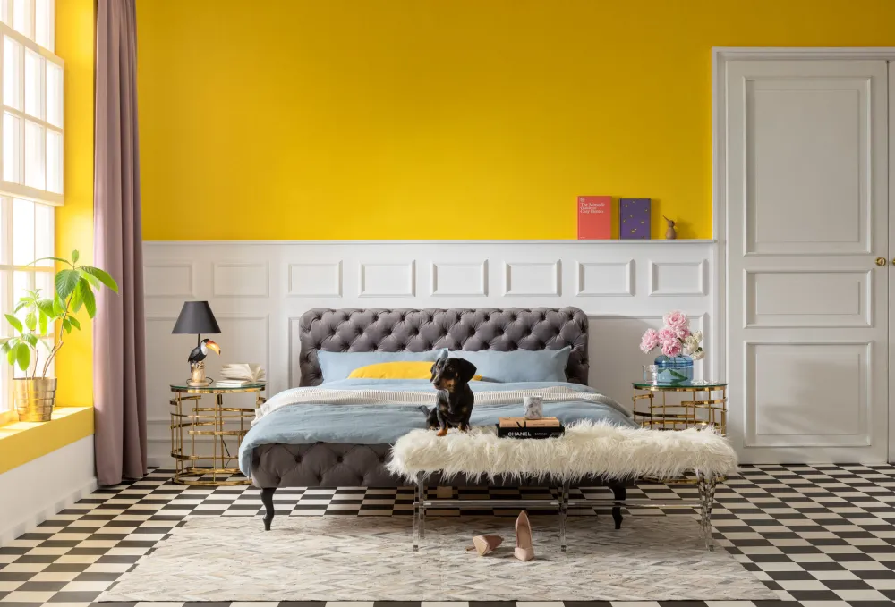 KARE Bett Desire Velvet Silbergrau 160x200 cm Sale