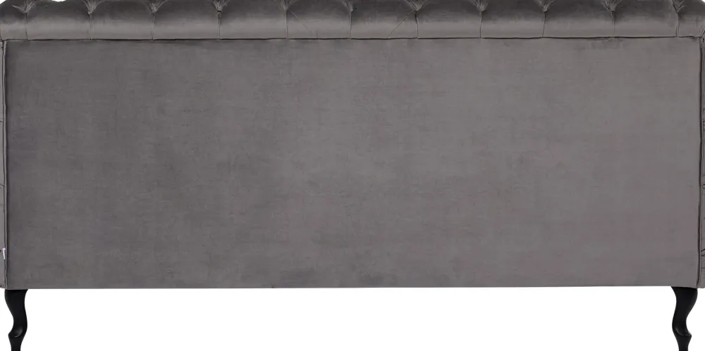 KARE Bett Desire Velvet Silbergrau 160x200 cm Sale