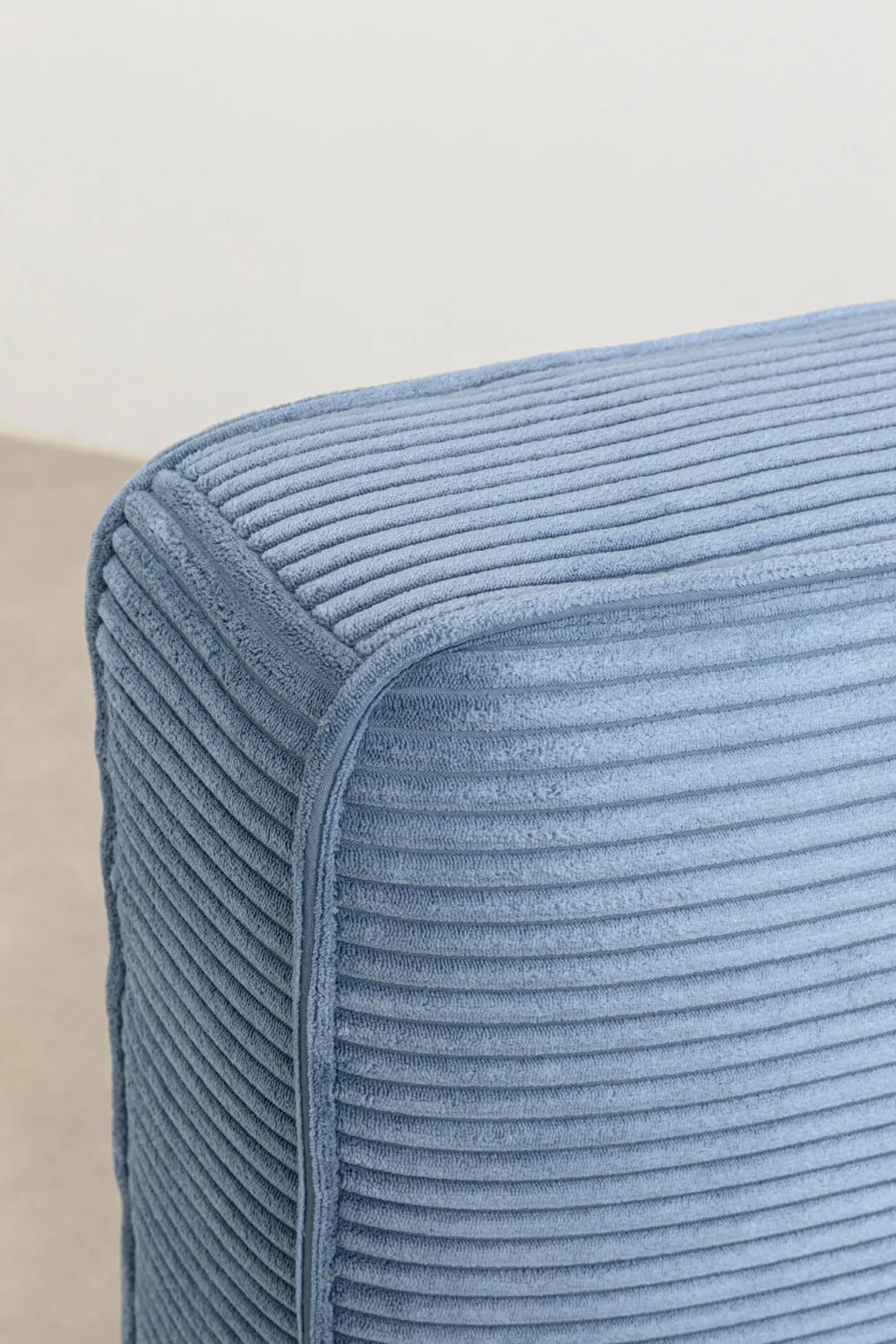 KARE Bett East Side Cord Blau 180x200cm Clearance