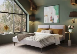 KARE Bett East Side Cord Grau 160x200cm Discount