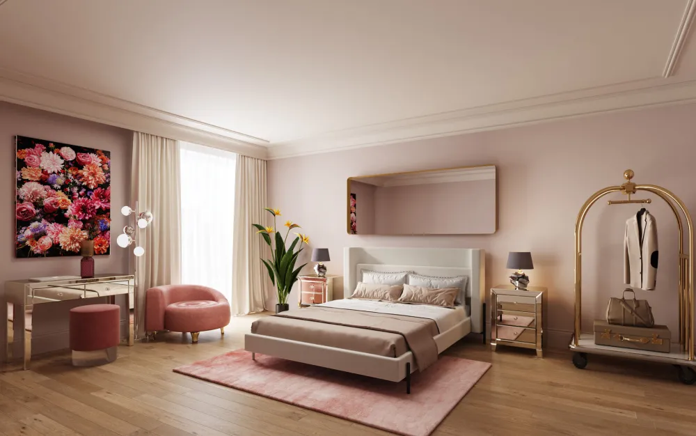 KARE Bett Tivoli Ecru 160x200cm Discount