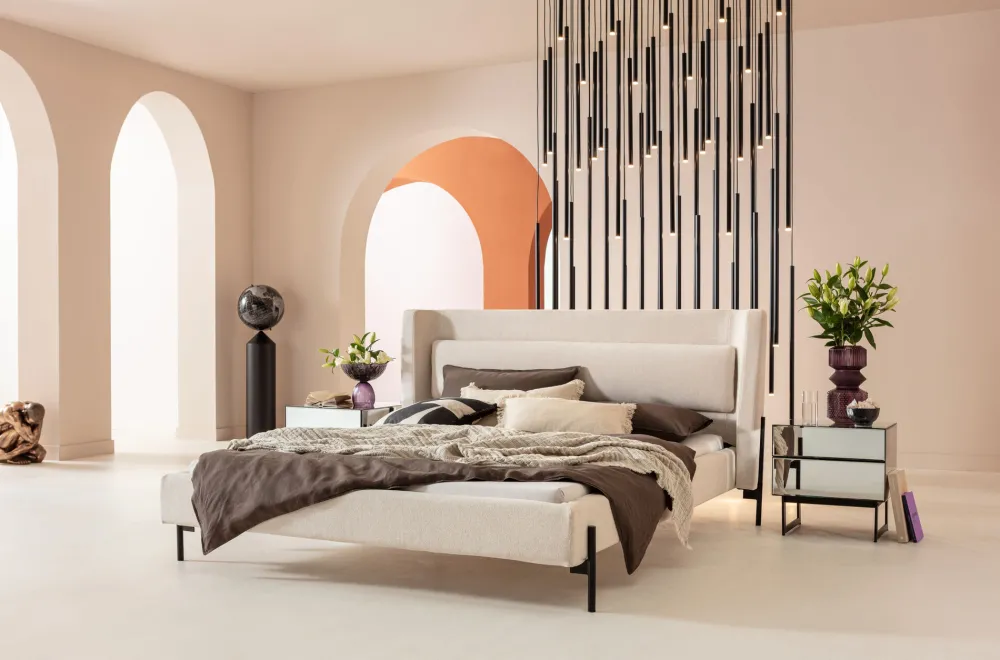 KARE Bett Tivoli Ecru 160x200cm Discount