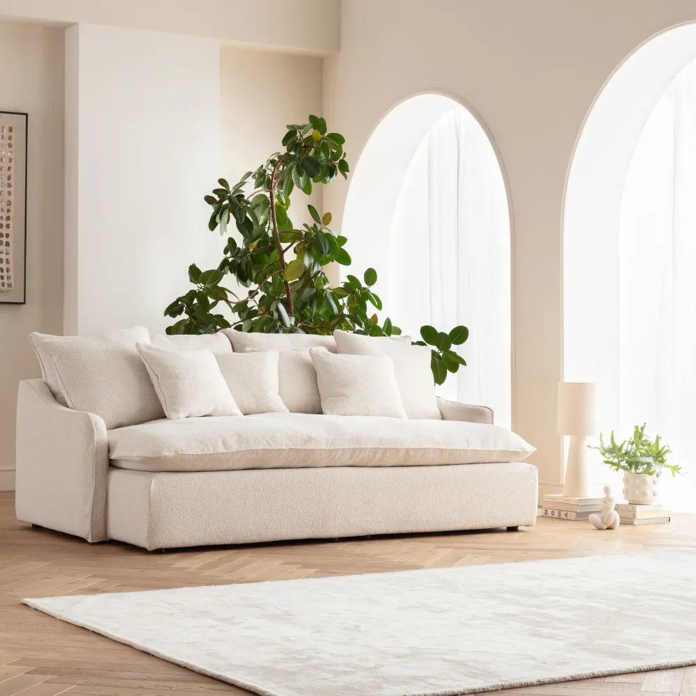 KARE Bigsofa Boheme Creme 230cm Outlet