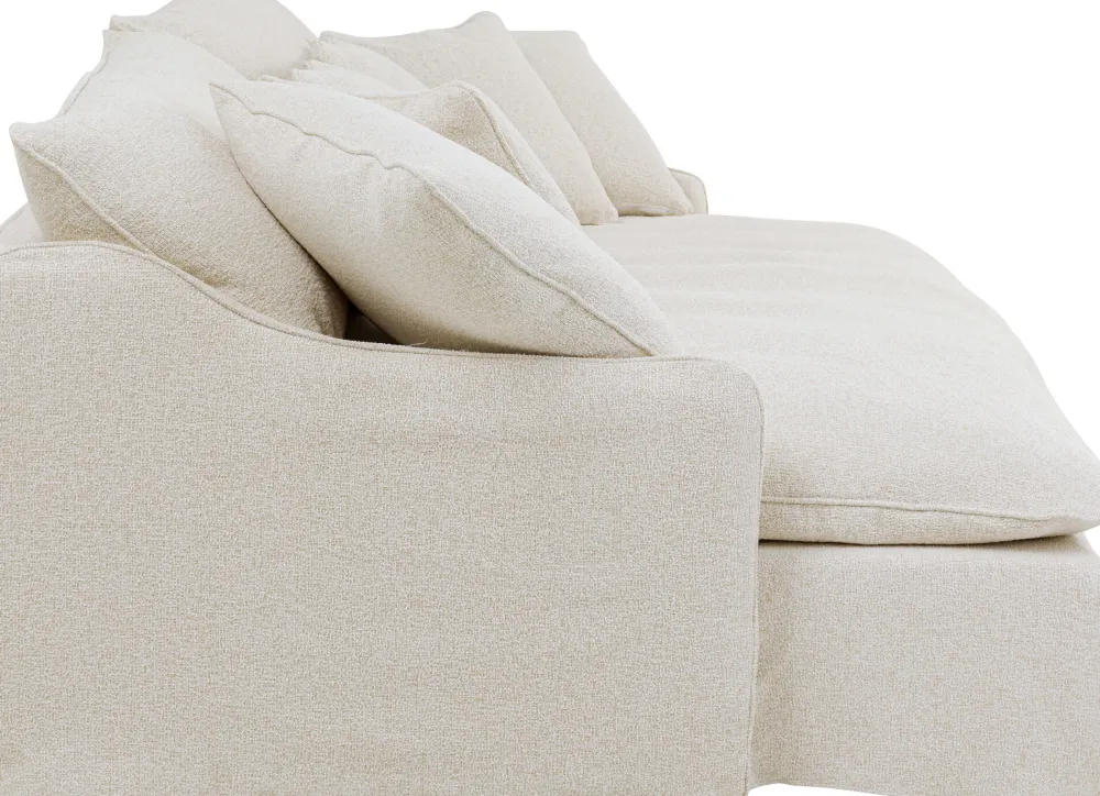 KARE Bigsofa Boheme Creme 230cm Outlet