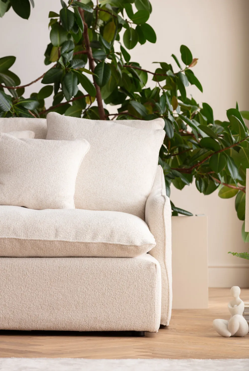 KARE Bigsofa Boheme Creme 230cm Outlet