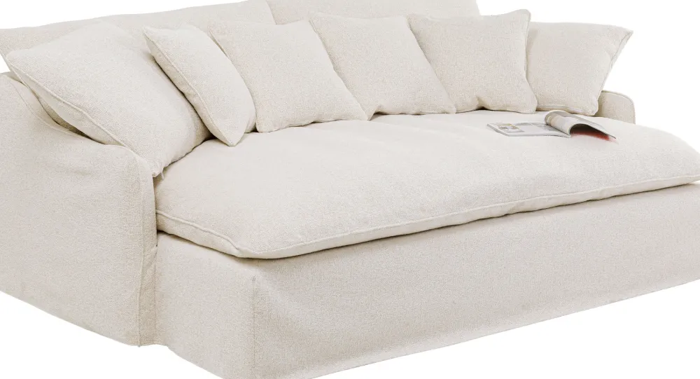 KARE Bigsofa Boheme Creme 230cm Outlet