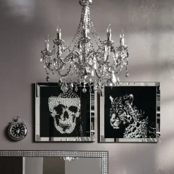KARE Bild Frame Mirror Skull 100x100cm Sale