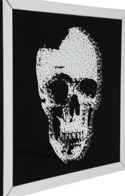 KARE Bild Frame Mirror Skull 100x100cm Sale