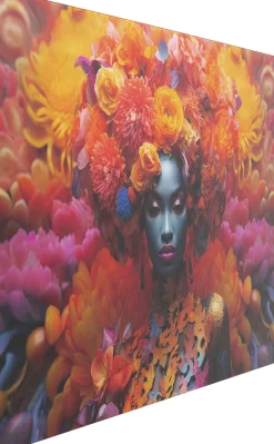 KARE Bild Glas Flowers Dream Women 80x120cm Clearance