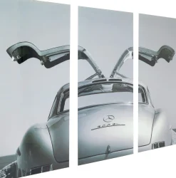 KARE Bild Glas Triptychon Oldtimer Back 240x160cm Online