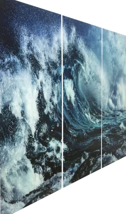 KARE Bild Glas Triptychon Wave (3/Set) Outlet