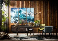 KARE Bild Glas Triptychon Wave (3/Set) Outlet
