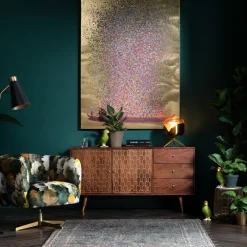 KARE Bild Touched Flower Boat Gold Pink 120x160cm Sale