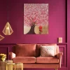 KARE Bild Touched Flower Couple Gold Pink 80x100cm Best