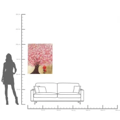KARE Bild Touched Flower Couple Gold Pink 80x100cm Best