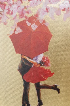 KARE Bild Touched Flower Couple Gold Pink 80x100cm Best
