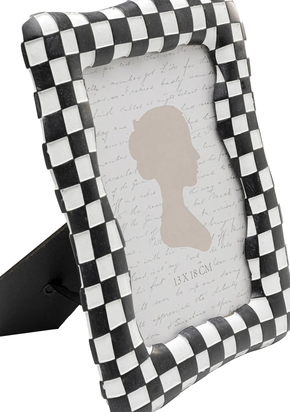 KARE Bilderrahmen Checker Schwarz 13x18cm Discount