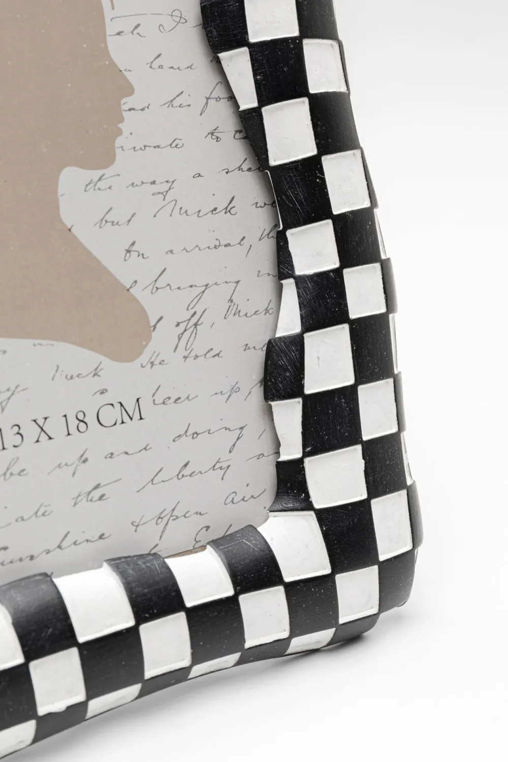 KARE Bilderrahmen Checker Schwarz 13x18cm Discount