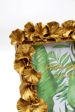 KARE Bilderrahmen Ginkgo Leaf Gold 20x24cm Outlet