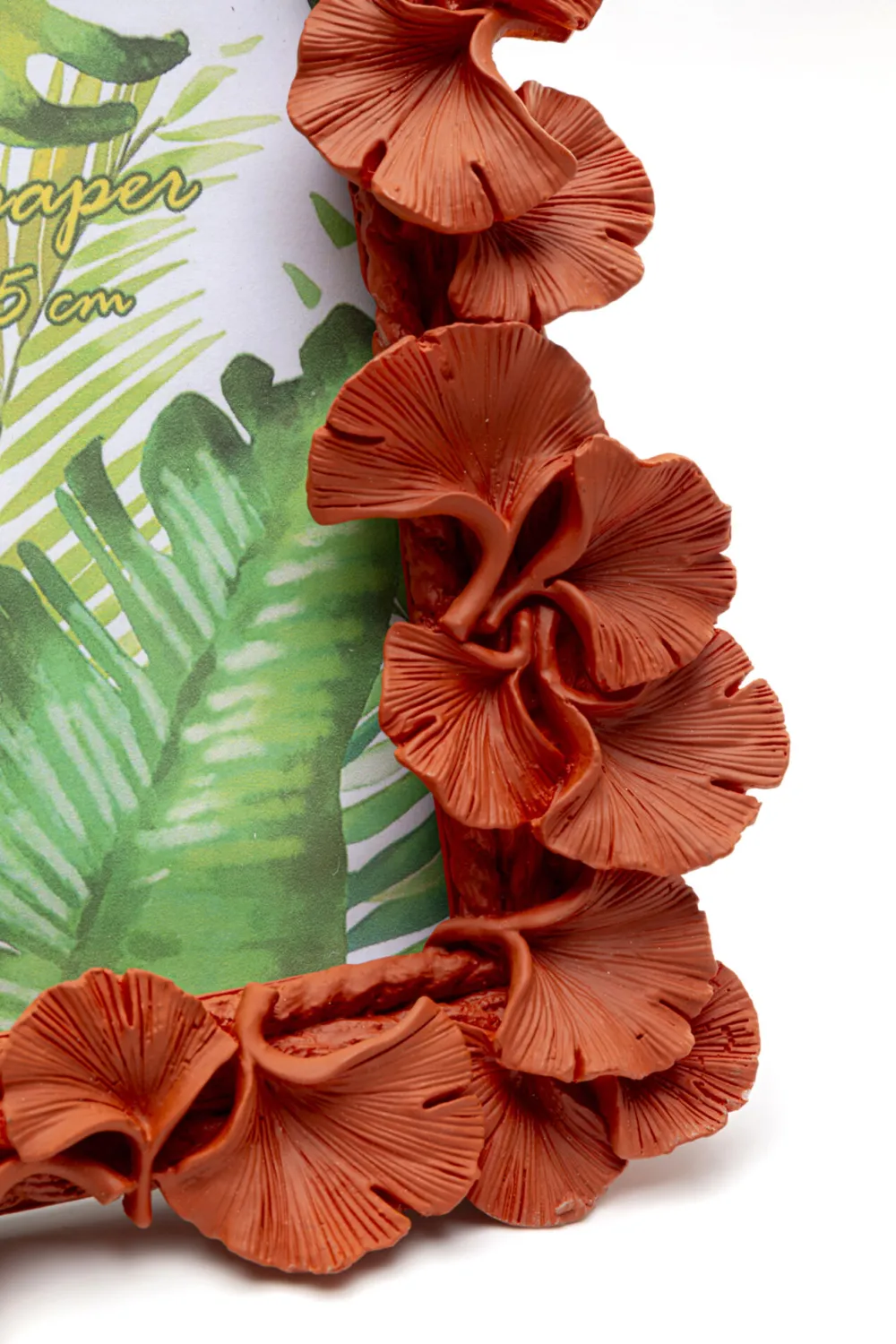 KARE Bilderrahmen Ginkgo Leaf Orange 17x20cm