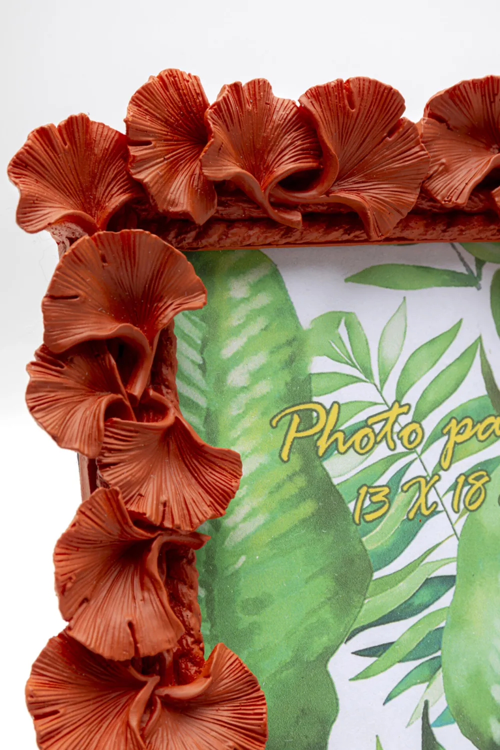 KARE Bilderrahmen Ginkgo Leaf Orange 20x24cm New