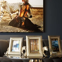 KARE Bilderrahmen Leopard 28x25cm Outlet