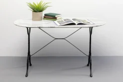 KARE Bistrotisch Kaffeehaus Oval Weiß 120x60cm New