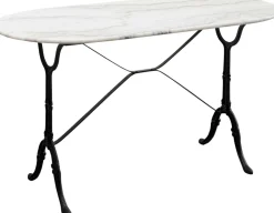 KARE Bistrotisch Kaffeehaus Oval Weiß 120x60cm New