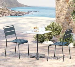 KARE Bistrotisch Kaffeehaus Weiß 60x60cm Clearance