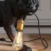 KARE Bodenleuchte Animal Bagheera 40cm