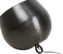 KARE Bodenleuchte Apollon Smooth Schwarz Ø50cm Outlet