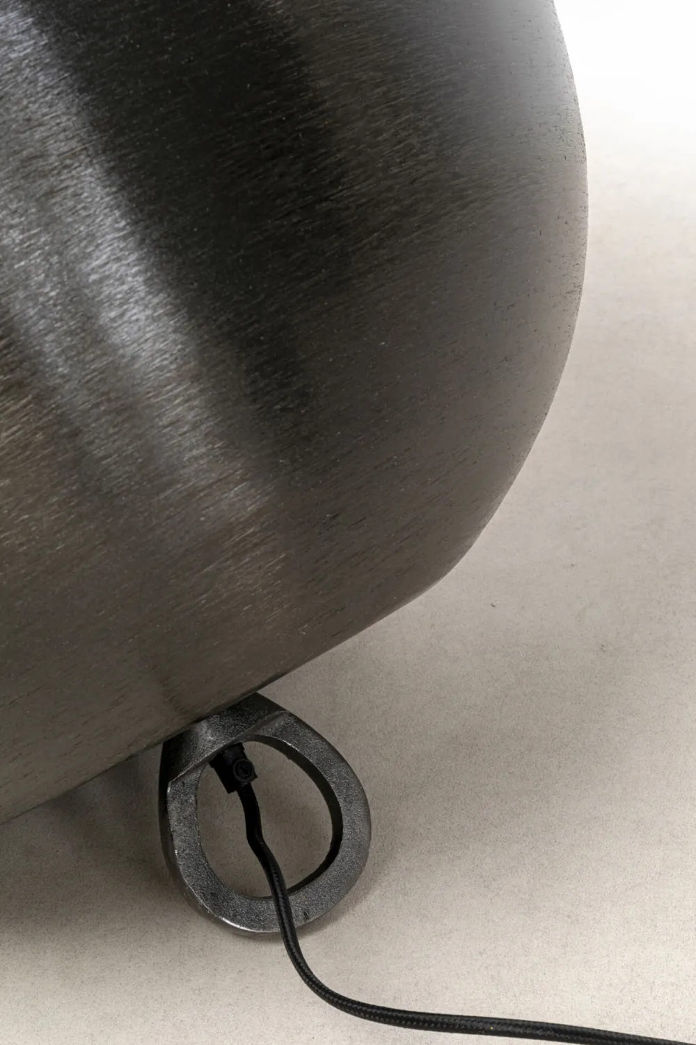KARE Bodenleuchte Apollon Smooth Schwarz Ø50cm Outlet