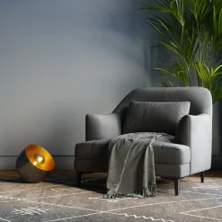 KARE Bodenleuchte Apollon Smooth Schwarz Ø28cm Discount