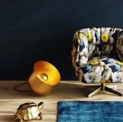 KARE Bodenleuchte Apollon Smooth Gold Ø35cm Clearance