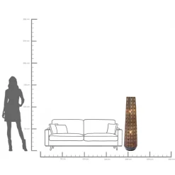 KARE Bodenleuchte Sultan Cone 120cm Outlet