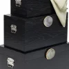 KARE Box Nifty Schwarz (3/Set)